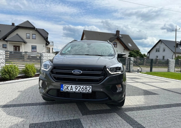 Ford Kuga cena 89900 przebieg: 134000, rok produkcji 2017 z Serock małe 407